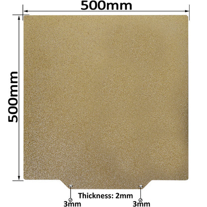 500x500mm PEI Spring Sheet Sticker for 3D Printer